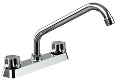 MEZCLADORA DE 8" PARA FREGADERO CON CUELLO DE 10" 