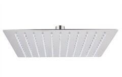 REGADERA CUADRADA DE ACERO INOXIDABLE 