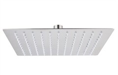 REGADERA CUADRADA EN ACERO INOXIDABLE