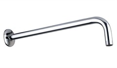 BRAZO DE 15” REDONDO PARA REGADERA Y CHAPETÓN EN ACERO INOXIDABLE ACABADO CROMO 