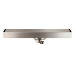 COLADERA LINEAL DE ACERO INOXIDABLE 30X6CM CON OPCIÓN A INSERTO CERÁMICO ACABADO SATÍN 